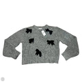 Sweater By Lush In Black & Grey, Size: L