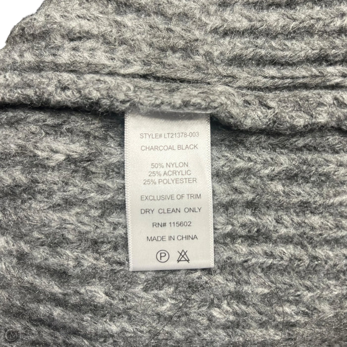 Sweater By Lush In Black & Grey, Size: L