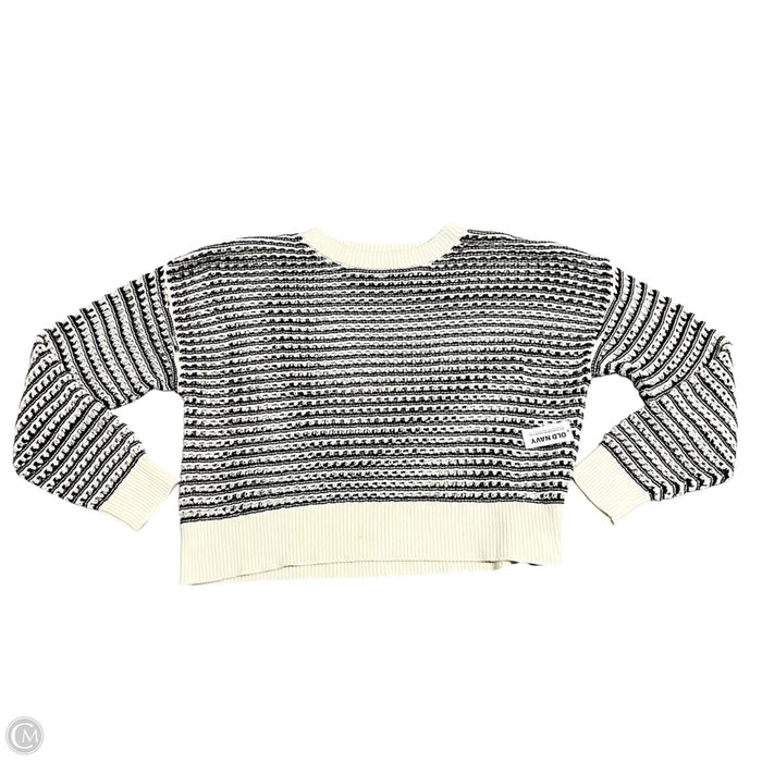 Sweater By Old Navy In Black & Cream, Size: M