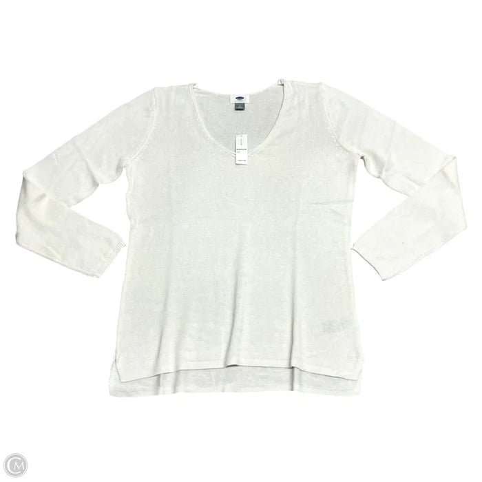 Sweater By Old Navy In Cream, Size: L
