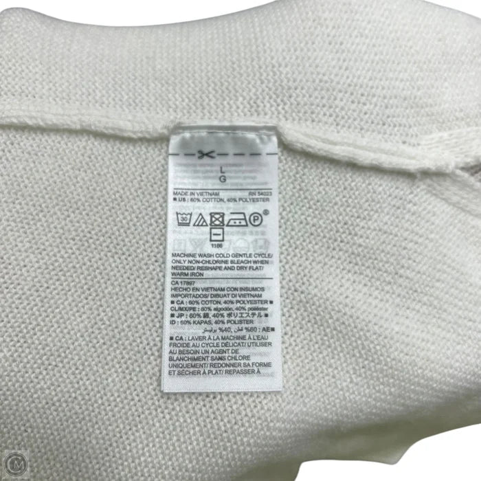 Sweater By Old Navy In Cream, Size: L