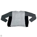 Sweater By Olivaceous In Black & Grey, Size: L