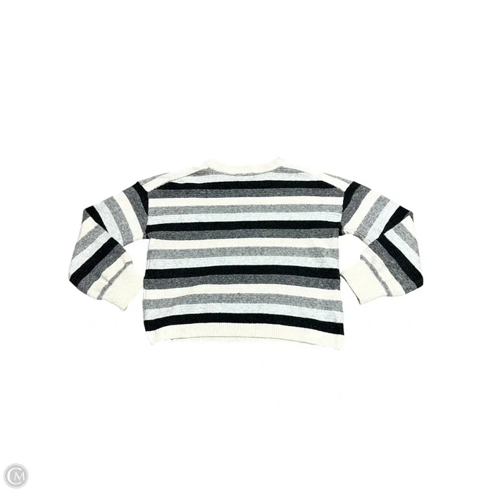 Sweater By Pink Rose In Grey & Orange, Size: L