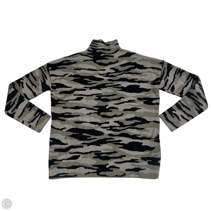 Sweater By Tahari By Arthur Levine In Camouflage Print, Size: S