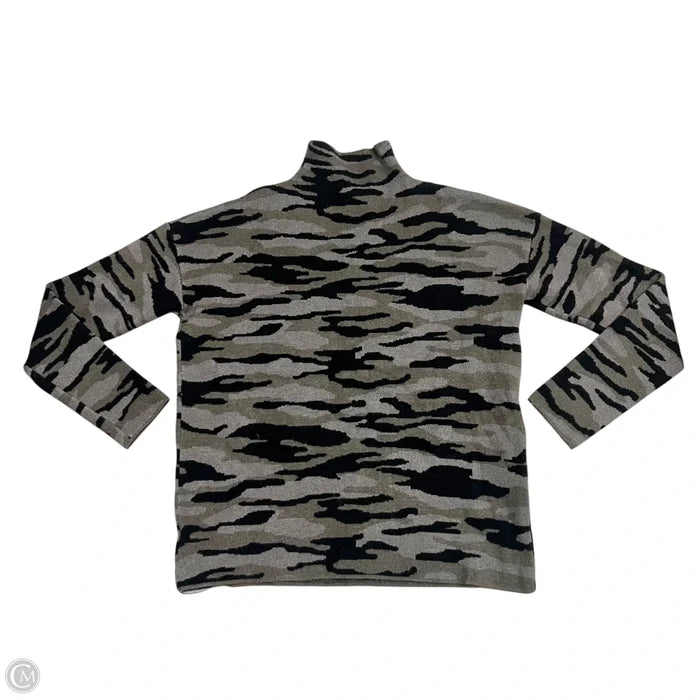 Sweater By Tahari By Arthur Levine In Camouflage Print, Size: S