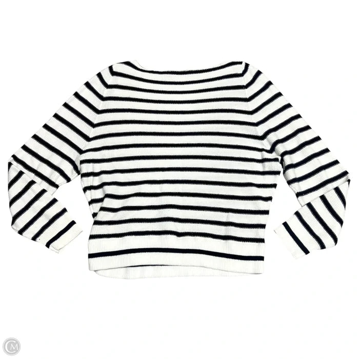Sweater By Vince In Blue & White, Size: S