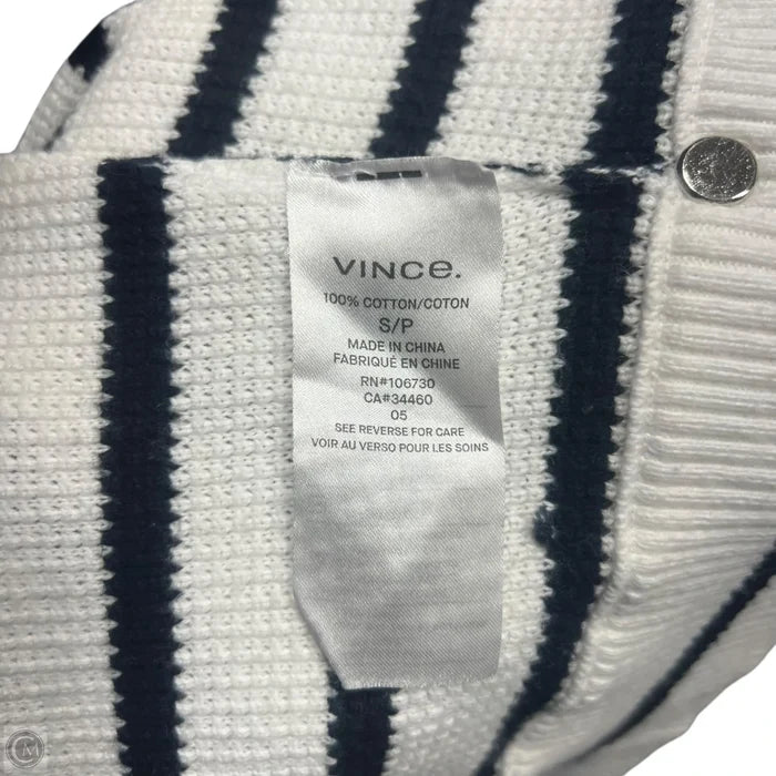 Sweater By Vince In Blue & White, Size: S