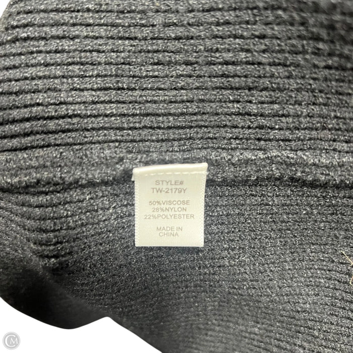 Sweater By Zenana In Black, Size: L