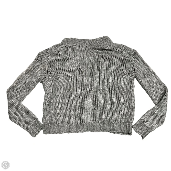 Sweater Cardigan By American Eagle In Grey, Size: S