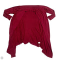 Sweater Cardigan By Bobeau In Red, Size: 1x