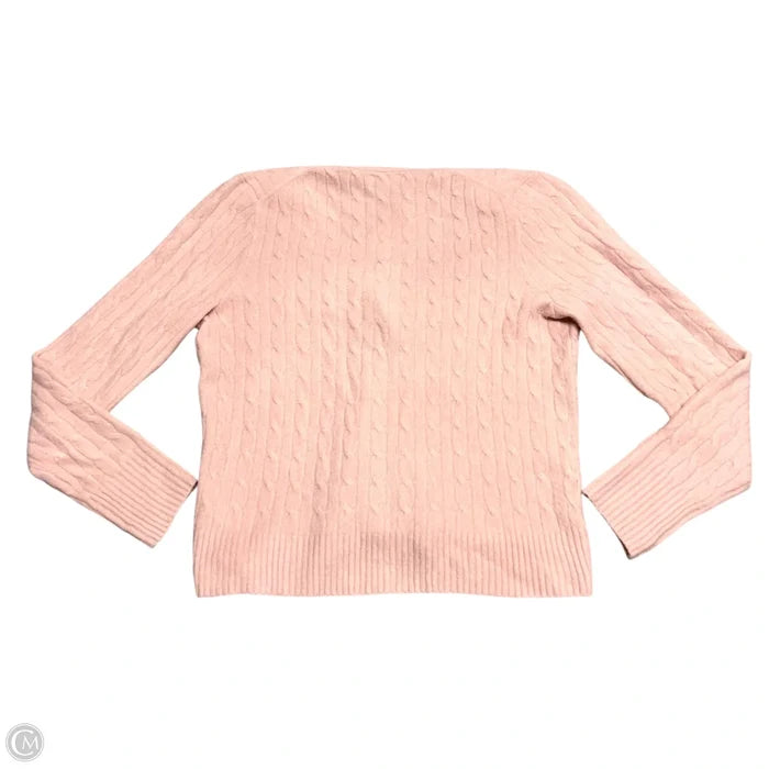 Sweater Cardigan By J. Crew In Pink, Size: M