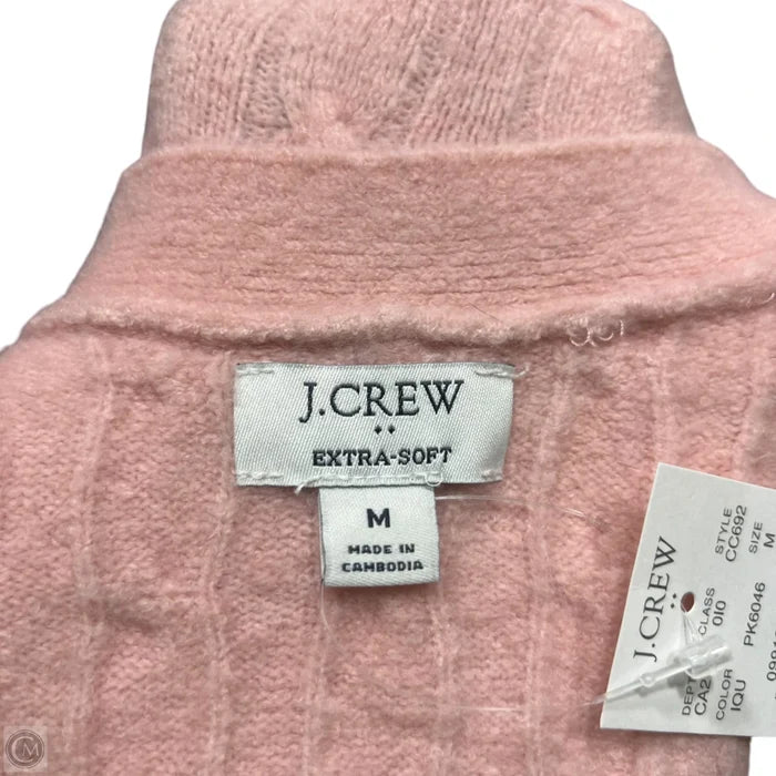 Sweater Cardigan By J. Crew In Pink, Size: M