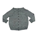 Sweater Cardigan By Loft In Grey, Size: L