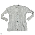 Sweater Cardigan By Loft In Grey, Size: Xs