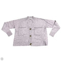 Sweater Cardigan By Madewell In Purple, Size: Xs