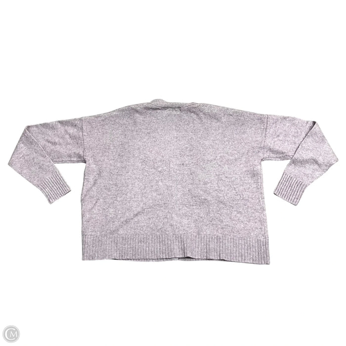 Sweater Cardigan By Madewell In Purple, Size: Xs