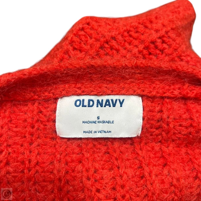 Sweater Cardigan By Old Navy In Red, Size: S