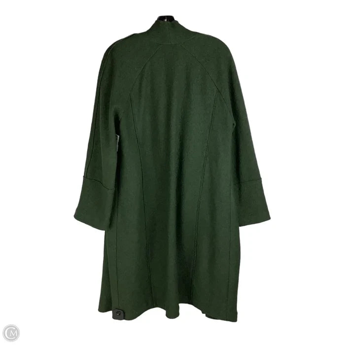 Sweater Cardigan By Tahari In Green, Size: L