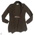 Sweater Cardigan Designer By Michael Kors In Chocolate, Size: S