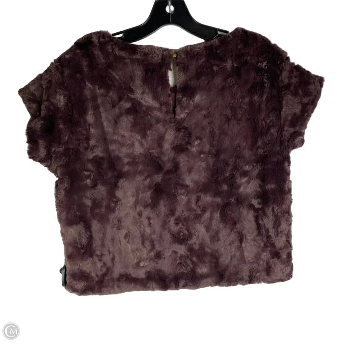 Sweater Short Sleeve By Maeve In Brown, Size: Xs