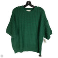 Sweater Short Sleeve By Vine & Love In Green, Size: S