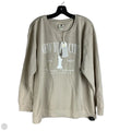 Sweatshirt Collar By Ocean Drive In Beige, Size: Xl