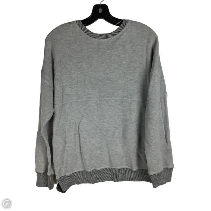 Sweatshirt Crewneck By Clothes Mentor In Grey, Size: EST S