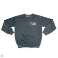 Sweatshirt Crewneck By Gildan In Grey & White, Size: S