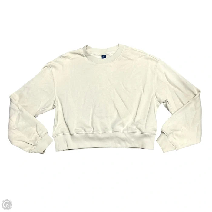 Sweatshirt Crewneck By Old Navy In Beige, Size: Xs
