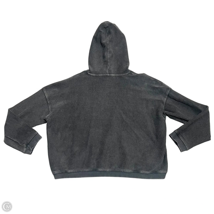Sweatshirt Hoodie By Aerie In Grey, Size: L