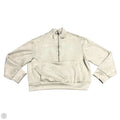 Sweatshirt Hoodie By Tahari In Tan, Size: L