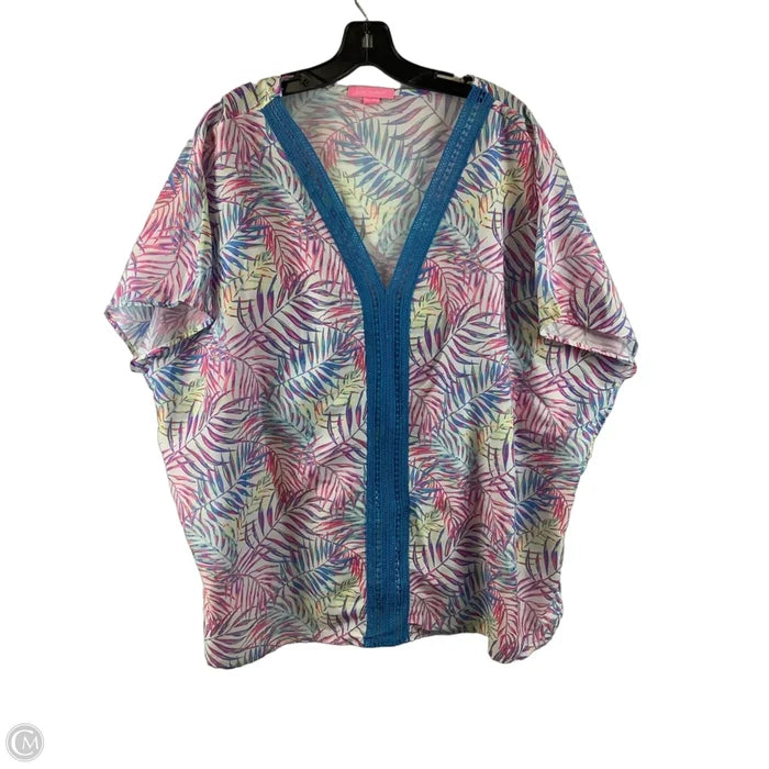 Swimwear Cover-up By Simply Southern In Tropical Print, Size: S