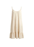 Dresses APLA Taf Shiny Mini Strap Dress Ecru O/S / Ecru Apoella