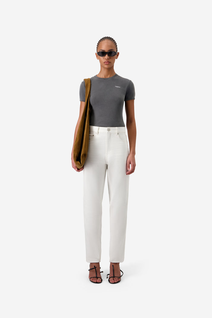 Tapered Denim Pants