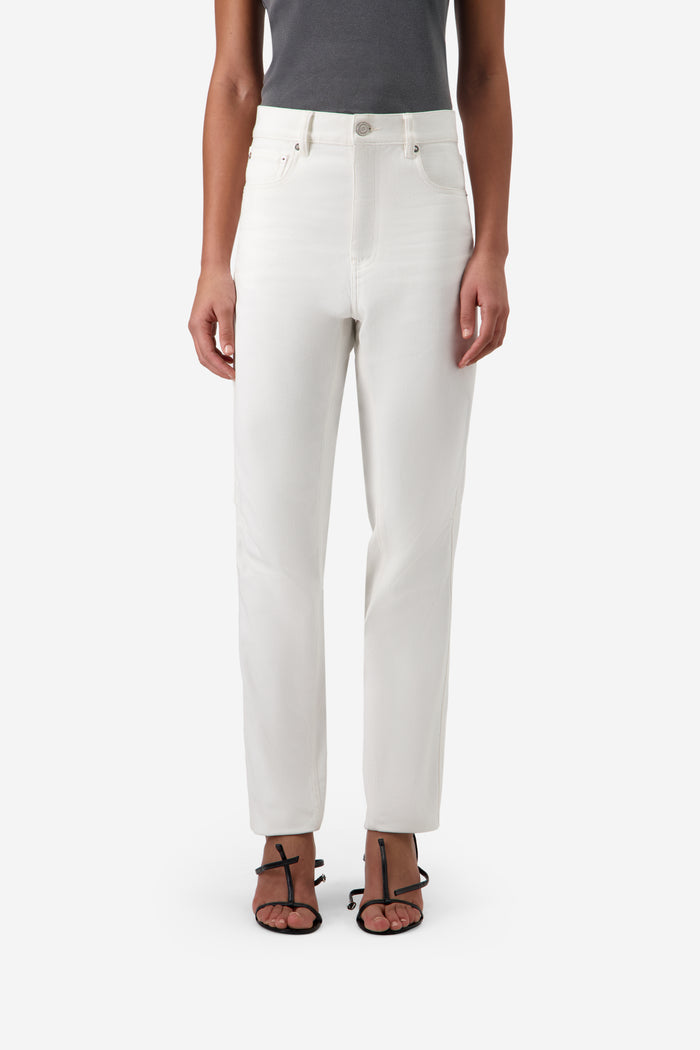 Tapered Denim Pants