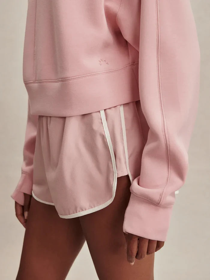 Sweater Varley Tasmin Cropped Sweater Zephyr Mauve Apoella