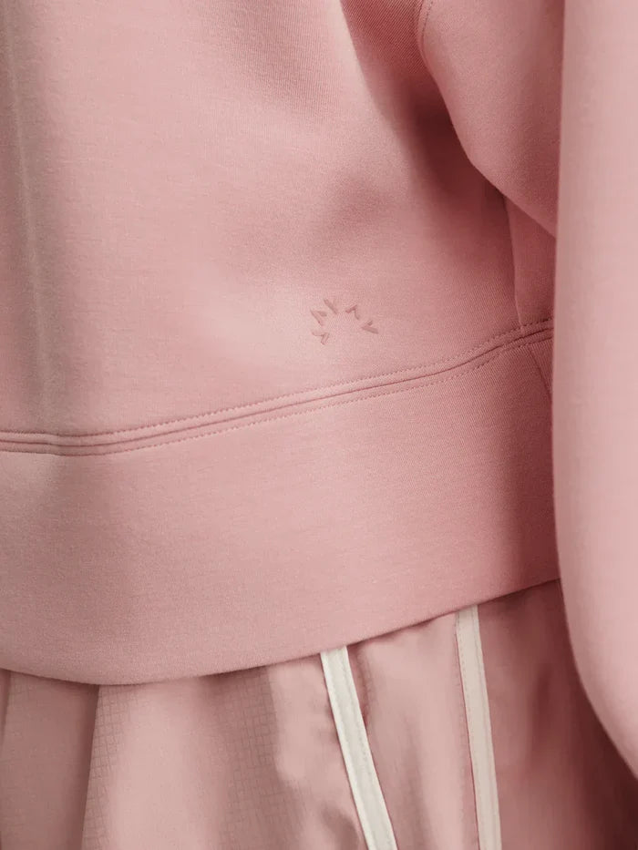 Sweater Varley Tasmin Cropped Sweater Zephyr Mauve Apoella