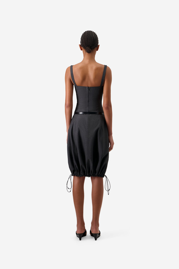 Technical Tailored Balloon Dress