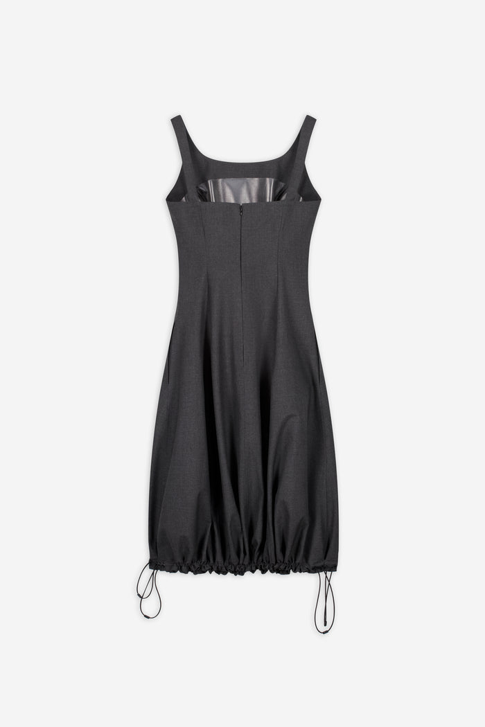 Technical Tailored Balloon Dress