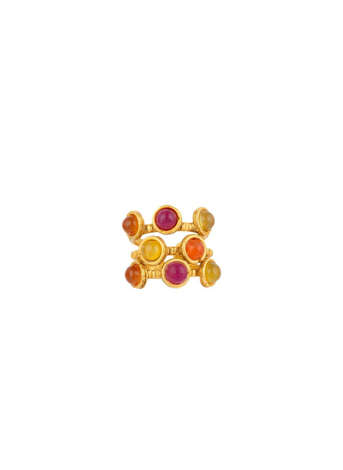 Rings Sylvia Toledano Thalita Stones Ring Multi O/S Apoella