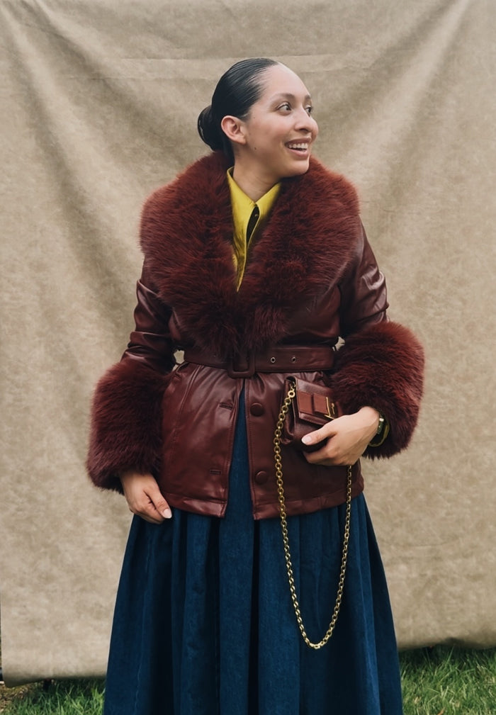The Sabrina Fur-Trimmed Coat