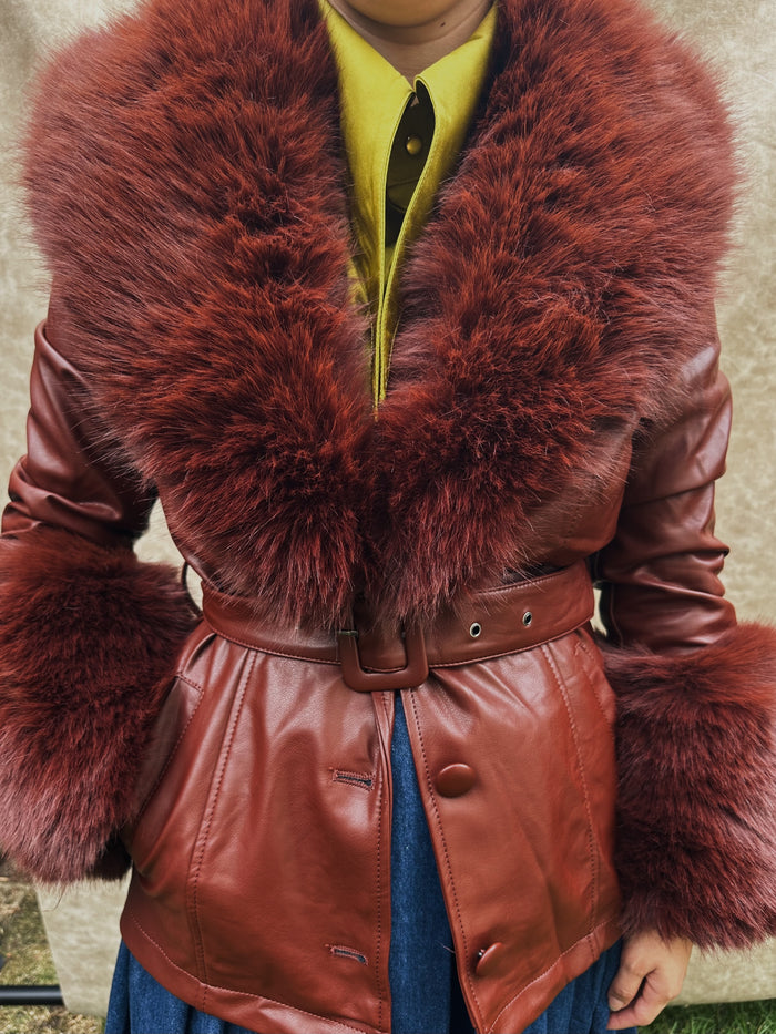 The Sabrina Fur-Trimmed Coat