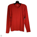Top Long Sleeve Basic By J. Crew In Red, Size: L