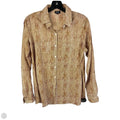 Top Long Sleeve By Cmc In Striped Pattern, Size: L