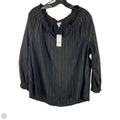 Top Long Sleeve By Crown And Ivy In Black, Size: Xl