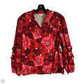 Top Long Sleeve By Crown And Ivy In Red, Size: Xl