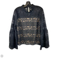 Top Long Sleeve By English Factory In Black, Size: L