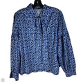Top Long Sleeve By Loft In Blue, Size: M