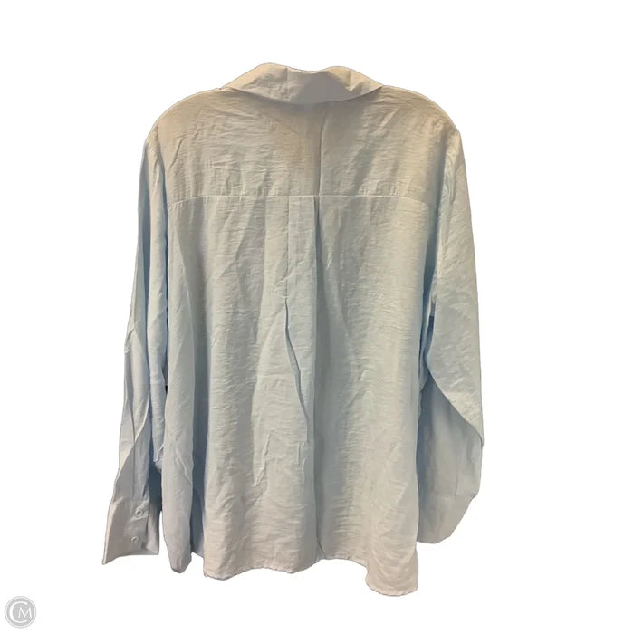 Top Long Sleeve By Sweet Rain In Blue, Size: 2x