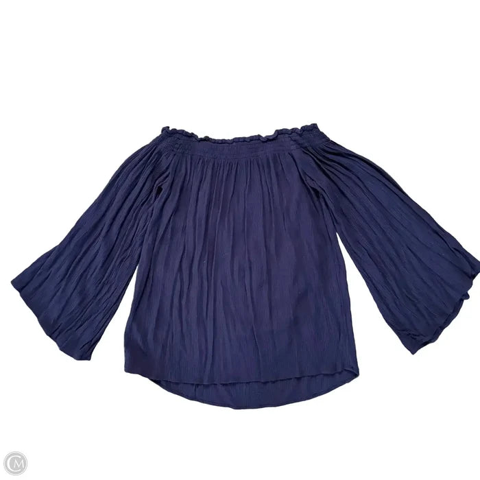 Top Long Sleeve Designer By Lilly Pulitzer In Blue, Size: Xs